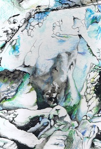 Franz Josef Blue Hole Painting