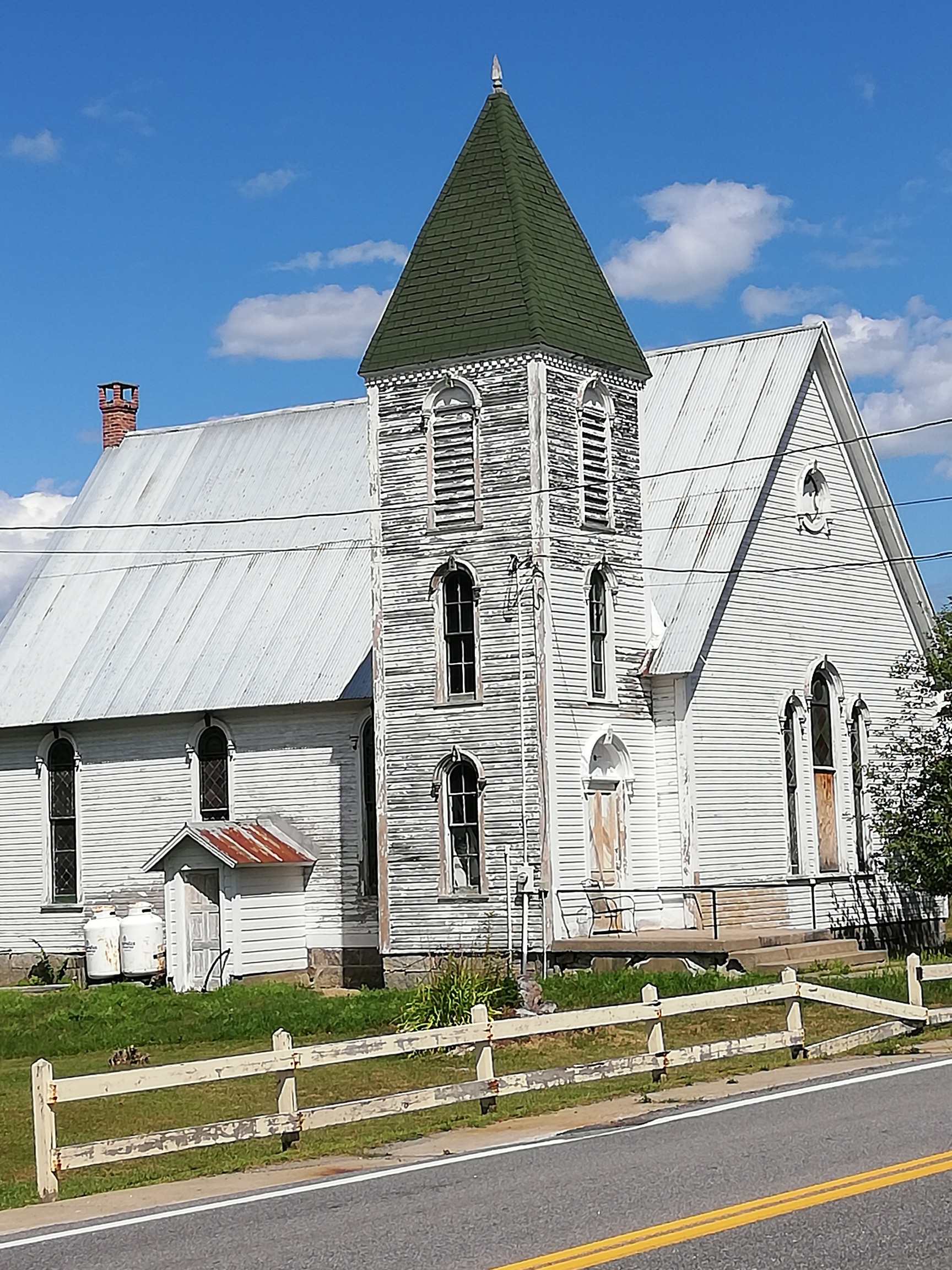 A weathered chapel