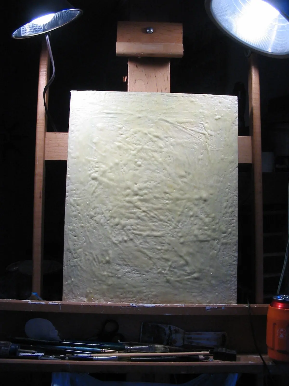Encaustic canvas