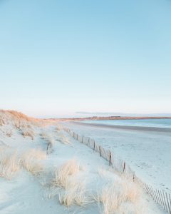 Winter beach