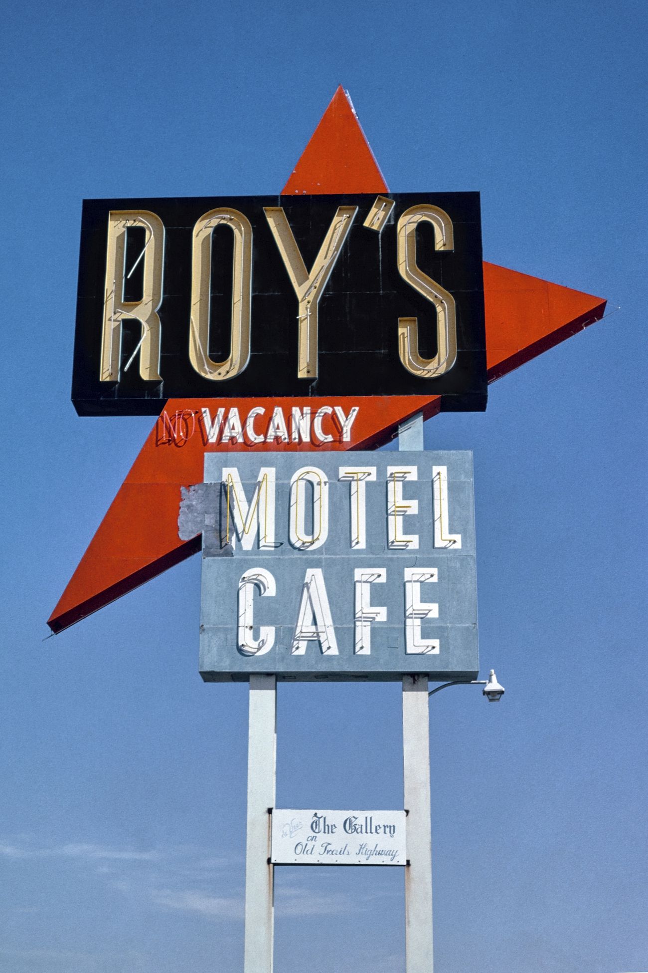 Roy's Motel sign, Route 66