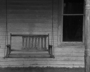Old porch swing