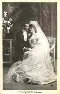 Vintage photo of a wedding