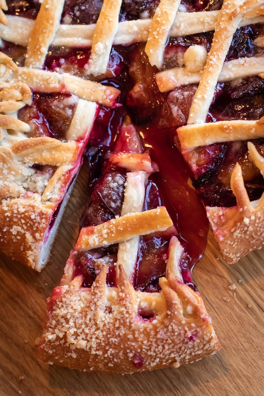 pexels-photo-1282279 sliced apple pie on brown surface
