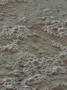 Bubbles on the water